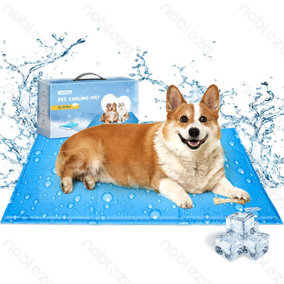 NOBLEZA Tappetino refrigerante blu 50x65 cm