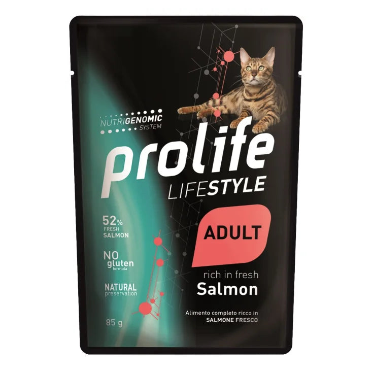 Prolife - Per Gatti Life Style Adult Salmone Busta 85 Gr