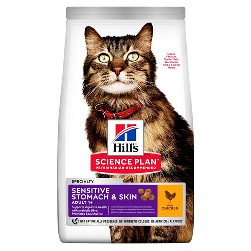 Hill's - Science Plan Per Gatti Adult Sensitive & Skin Chicken 1,5 Kg CS