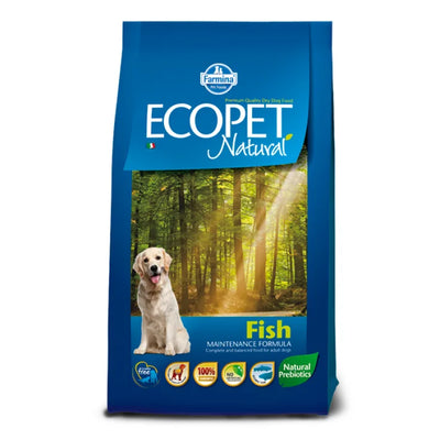 Ecopet - Per Cani Natural Pesce 12 Kg