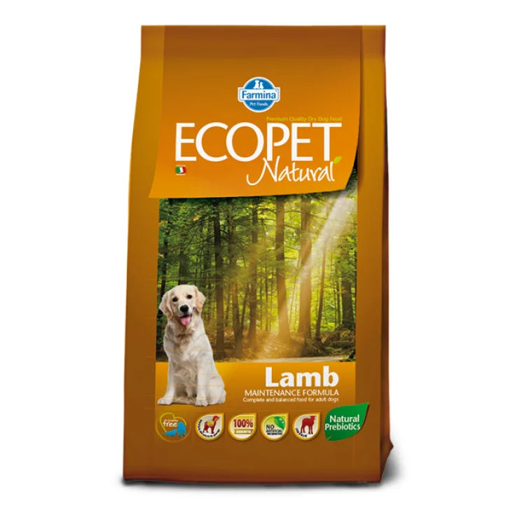 Ecopet - Per Cani Natural Agnello 12 Kg