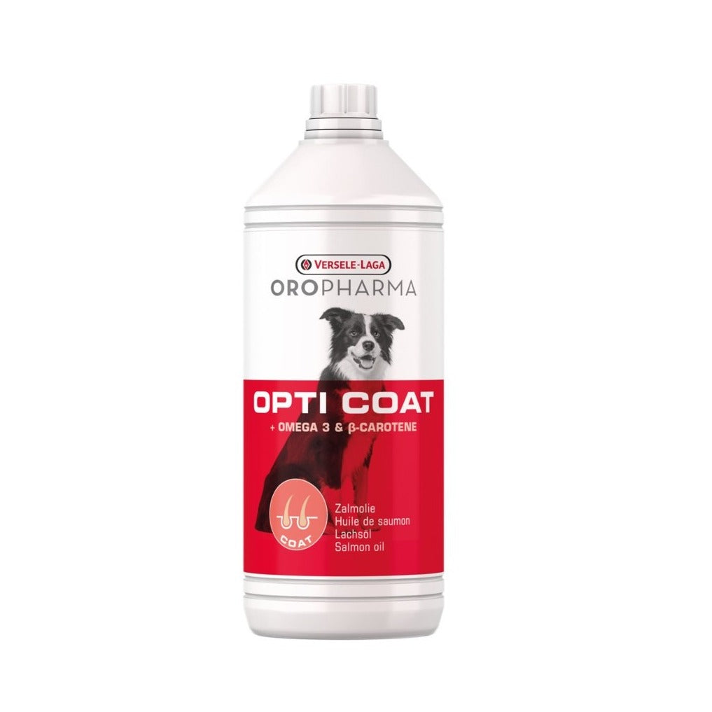 VERSELE LAGA Opti Coat  1000 ml. Olio di Salmone+Omega3+Betacaro
