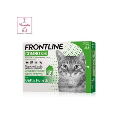 Frontline - Combo Spot On Per Gatti - Furetti 3 Pipette