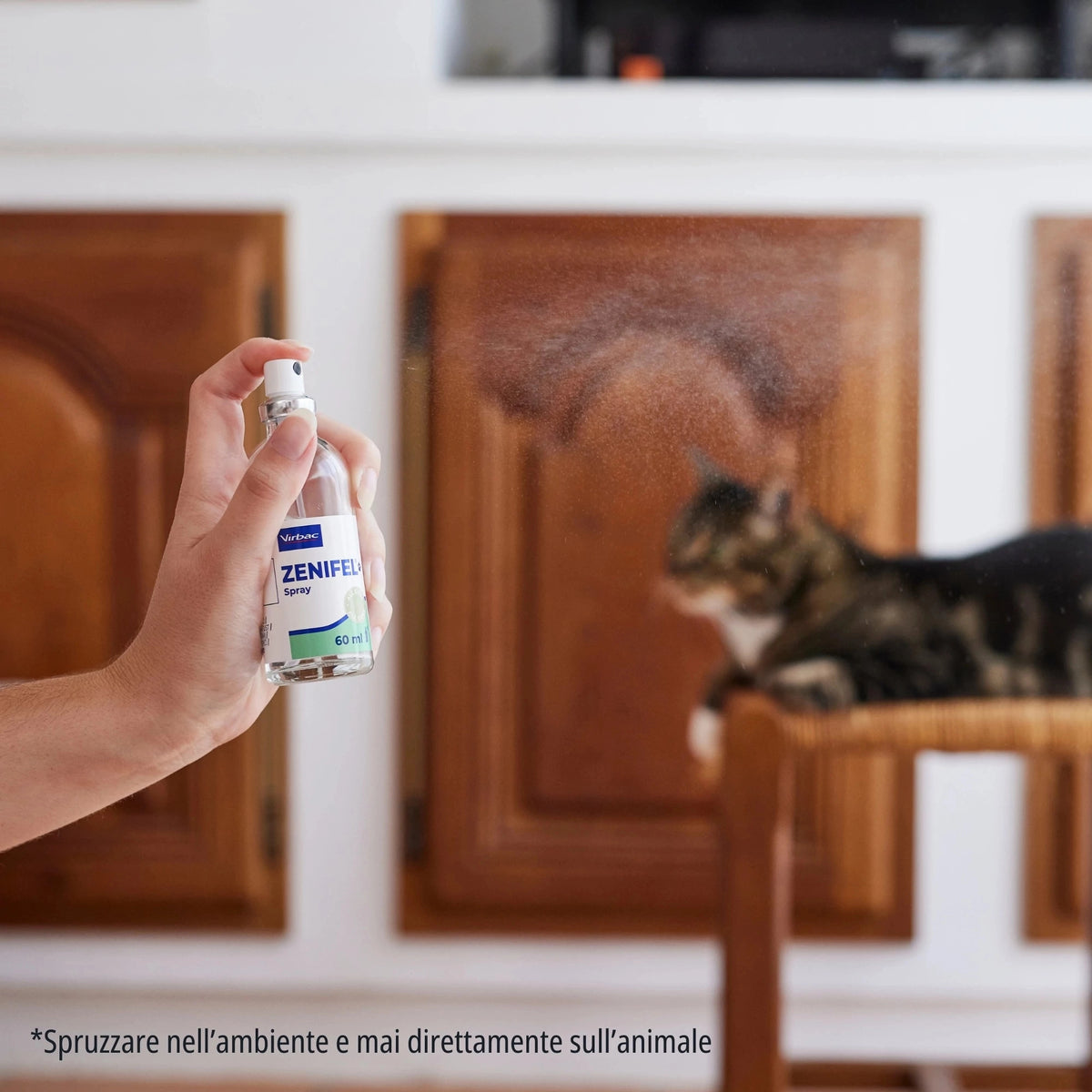 Virbac Zenifel Spray calmante per la gestione dello stress nel gatto 60 ml