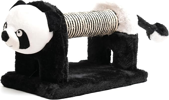 Tiragraffi in Sisal e peluche per gattini  Materiale resistente per il divertimento del tuo gatto, misura 56 x 18 x 18 cm