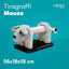 Tiragraffi in Sisal e peluche per gattini  Materiale resistente per il divertimento del tuo gatto, misura 56 x 18 x 18 cm