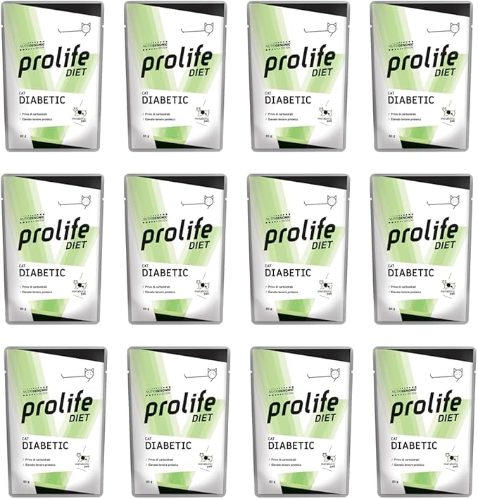 Prolife - Per Gatti Vet Diabetic 85 Gr conf 12 bustine