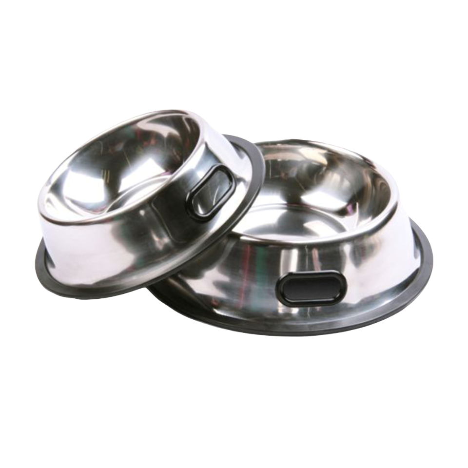 NOBLEZA Ciotola con design classico e base in gomma per Cani e Gatti