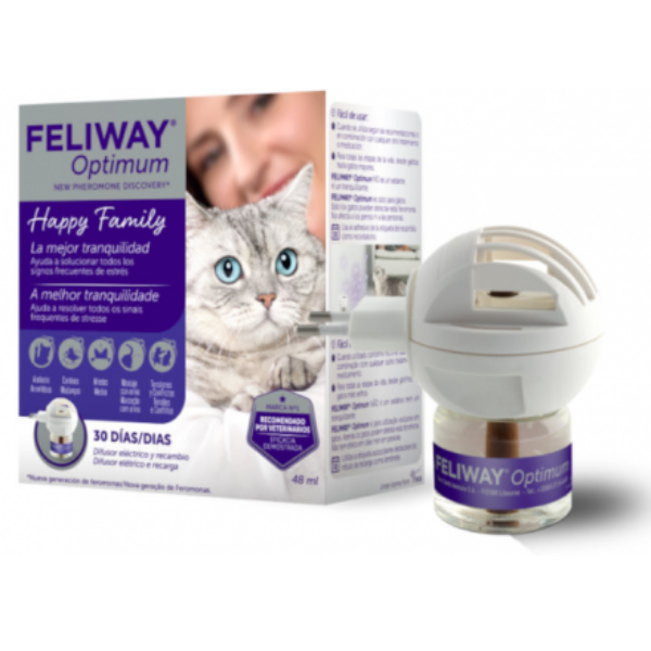 Ceva - Feliway Optimum Diffusore + Ric 48 Ml 1 Mese Per Gatti