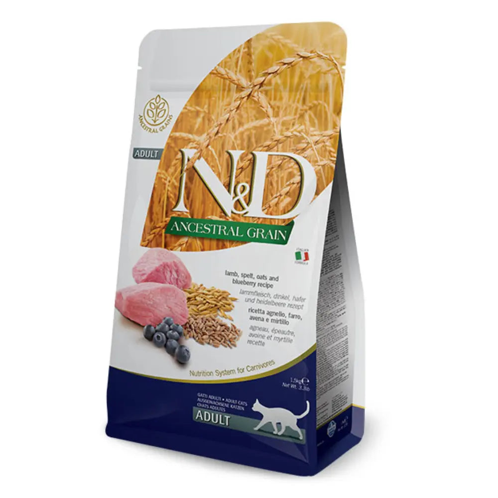 Farmina - N&D Per Gatti Ancestral Agnello & Mirtillo 5 Kg