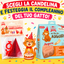 Festeggiamo Insieme Con Candelina, Cappellini e Tortina al Salmone da Personalizzare per il tuo Gatto