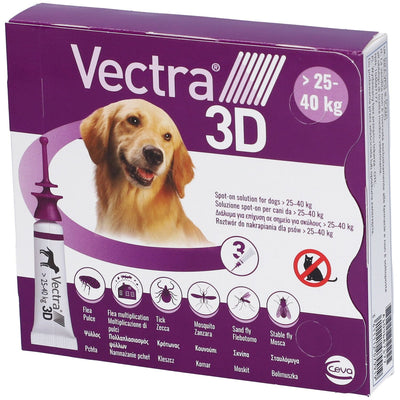 Ceva - Vectra 3D Per Cani 3 Pipette 25-40 Kg