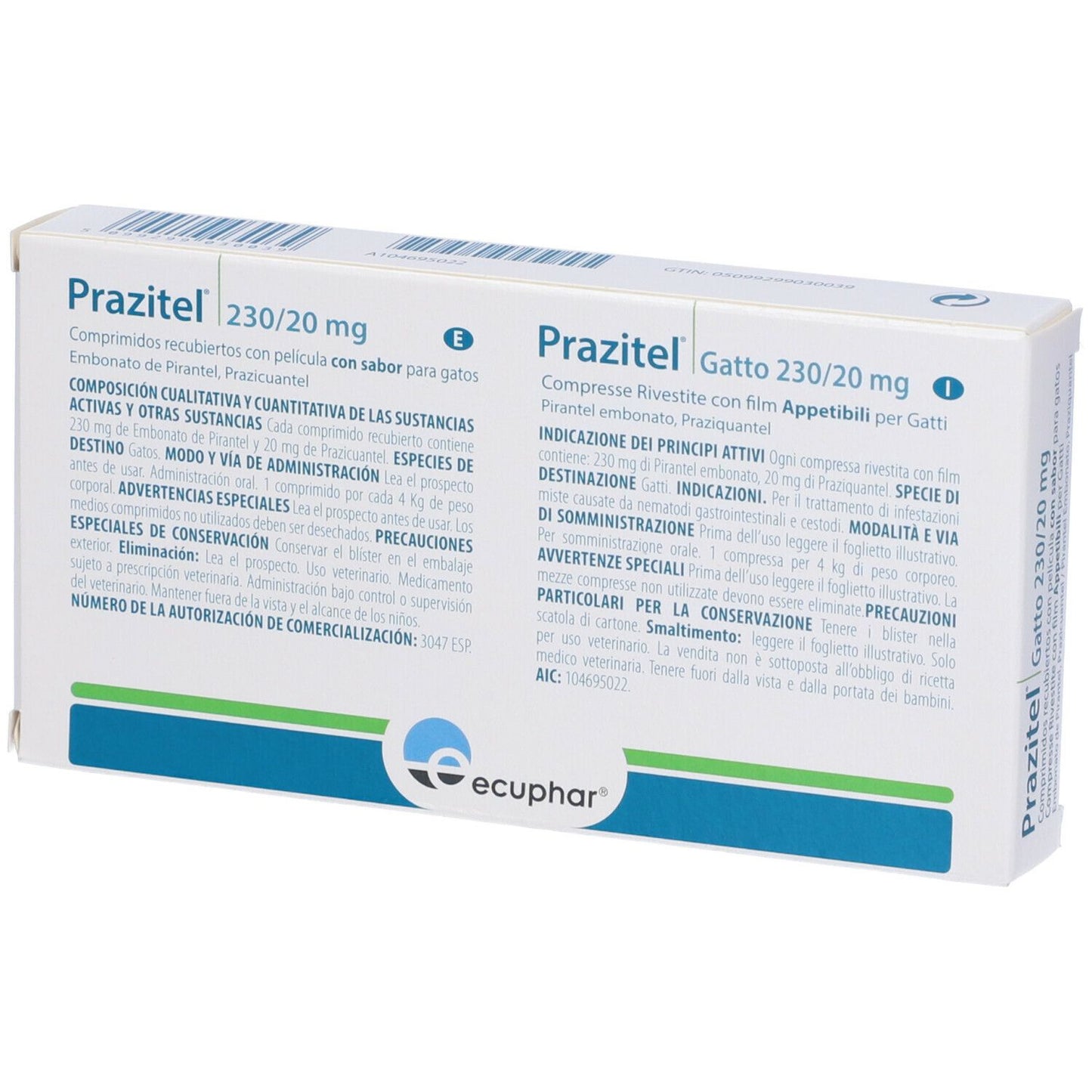 Ecuphar - Prazilet Per Gatto 24 Compresse Ricoperte
