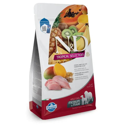 Farmina - N&D Per Cani  Tropical Selection Pollo Adult MED/MAX 2 Kg