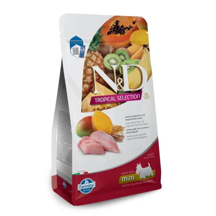 Farmina - N&D Per Cani  TRopical Selection Pollo Adult Mini 1,5 Kg