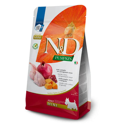 Farmina -N&D Pumpkin Per Cani Quaglia & Melograno Adult Mini 2 Kg