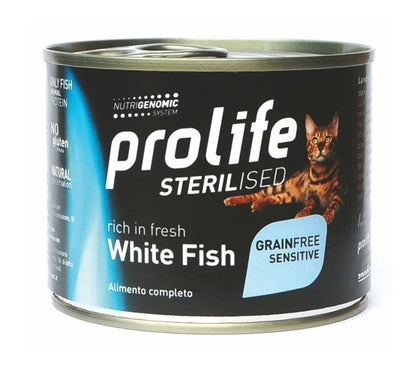 Prolife - Per Gatti Sterilised Grain Free Sensitive Pesce 200 Gr