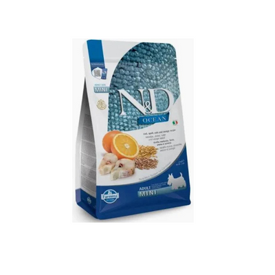 Farmina - N&D Ocean Per Cani Merluzzo & Arancia Adult Mini 2,5 Kg