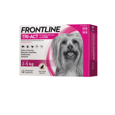 Frontline -  Per Cani Tri-Act XS 2-5 Kg 6 Pipette