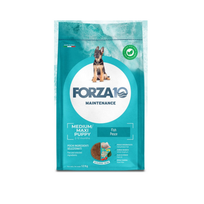 Forza 10 - Mant Per Cani  Med Large Puppy Pesce 12 Kg