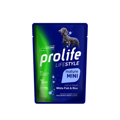 Prolife - Per Cani W Busta LS MAT.Pesce Bianco 100 Gr