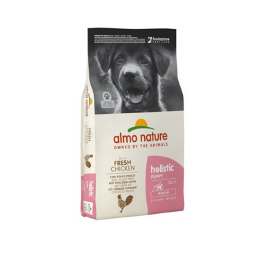 Almo Nature - HOLISTIC 12 Kg Medium Puppy con Pollo Per Cani