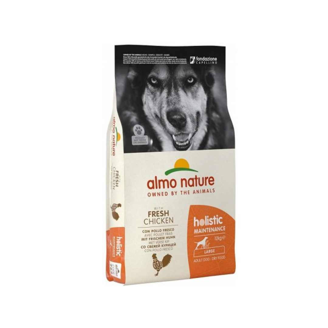 Almo Nature - HOLISTIC 12 Kg Large Adult con Pollo Per Cani