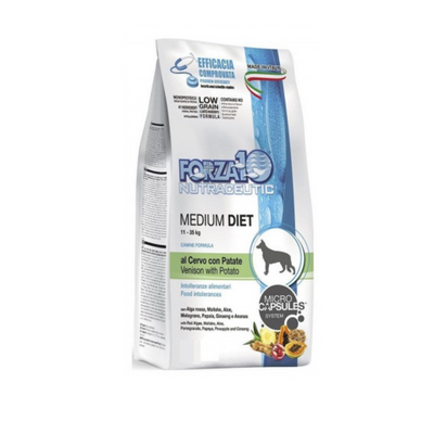 Forza 10 - Per Cani Medium Diet Cervo e Patate 1,5 Kg