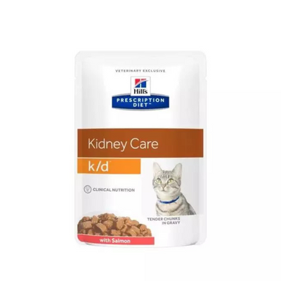 Hill's Pet - Prescription Diet Per Gatti  k/d Salmone 85 Gr