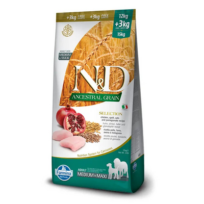 Farmina - N&D Per Cani  Low Grain Selection Pollo 15 Kg