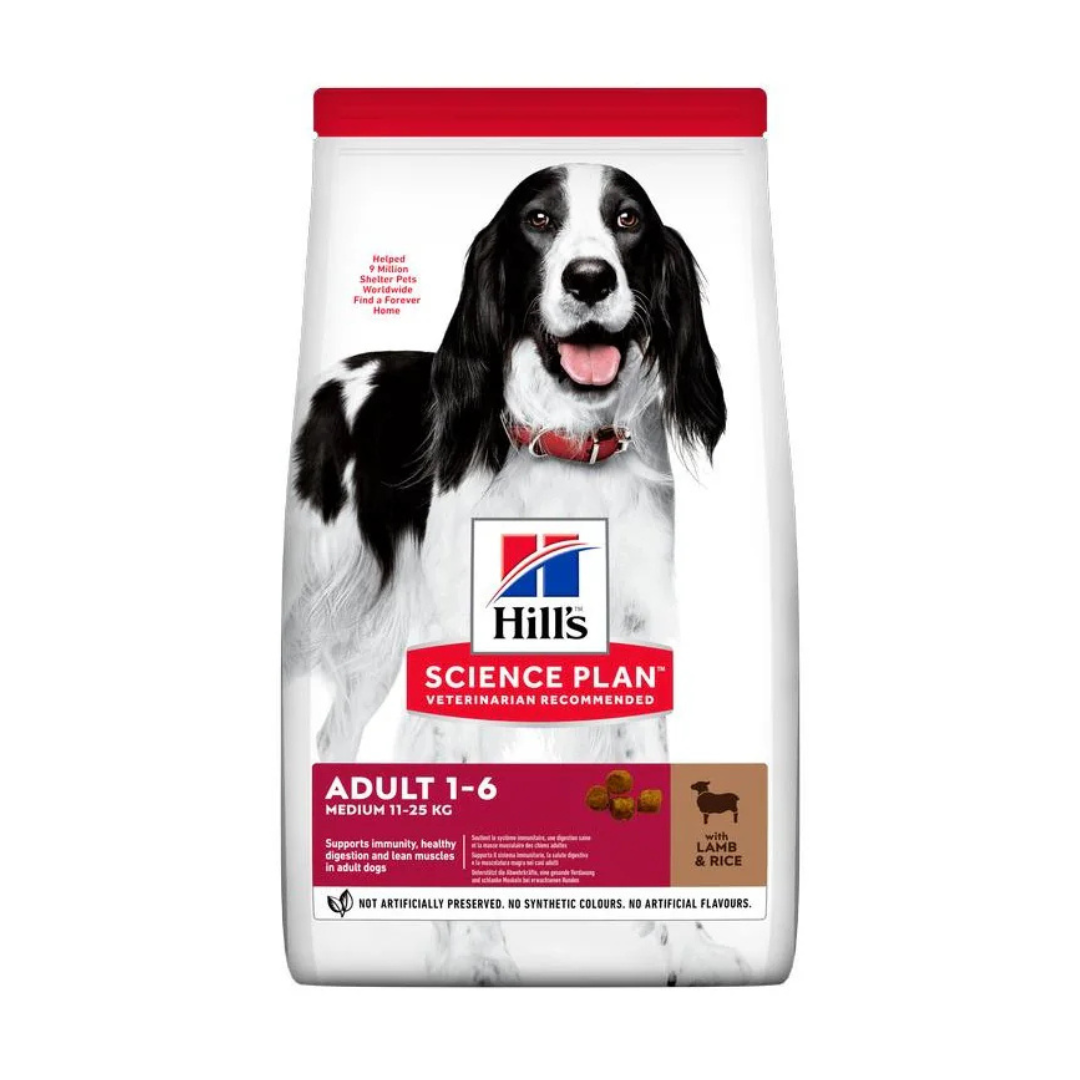 Hill's Pet - Science Plan Per Cani Adult Medium Agnello & Riso 2,5 Kg