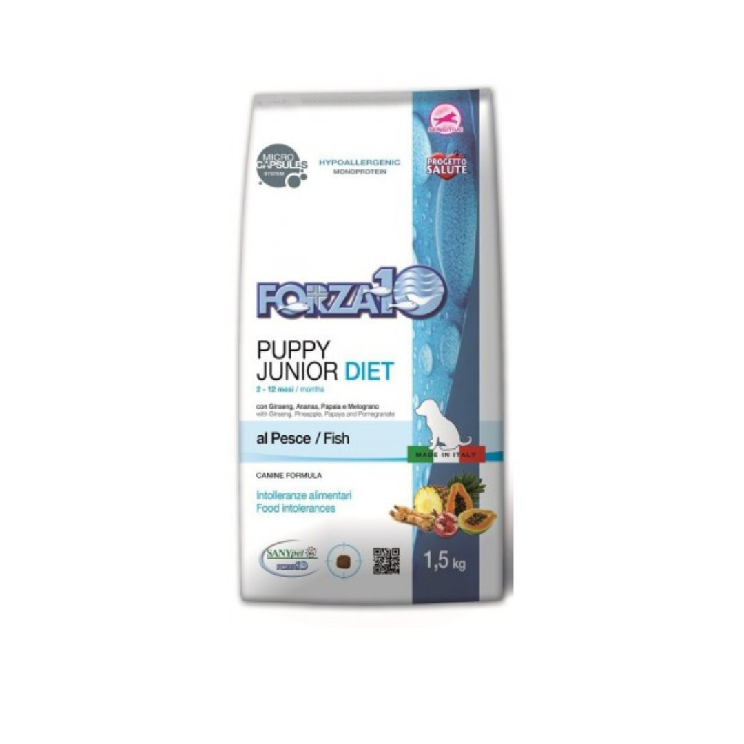 Forza 10 - Puppy Per Cani Junior Diet Pesce 1,5 Kg