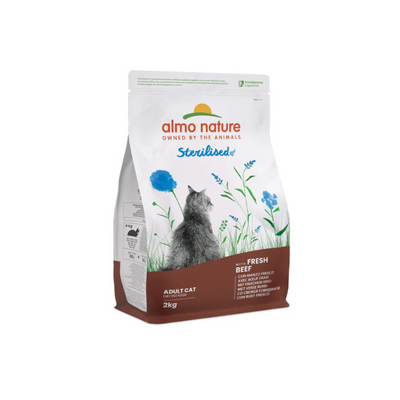 Almo Nature - Adult Sterilised Manzo & Riso 2 Kg Per Gatti