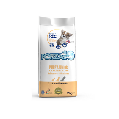 Forza 10 - Puppy Per Cani Junior Pollo e Patate S/M 2 Kg