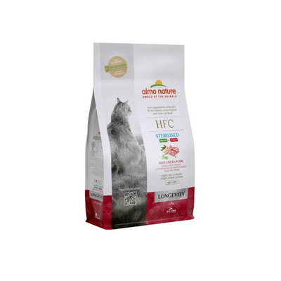 Almo Nature - Holistic Per Gatti Longevity Sterilizzato Maiale 1,2 Kg