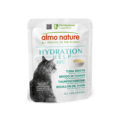 Almo Nature - HFC Hydration Help Per Gatti Brodo filetti Tonno 50 Gr