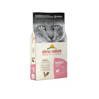 Almo Nature - HOLISTIC Kitten con Pollo 12 Kg Per Gatti