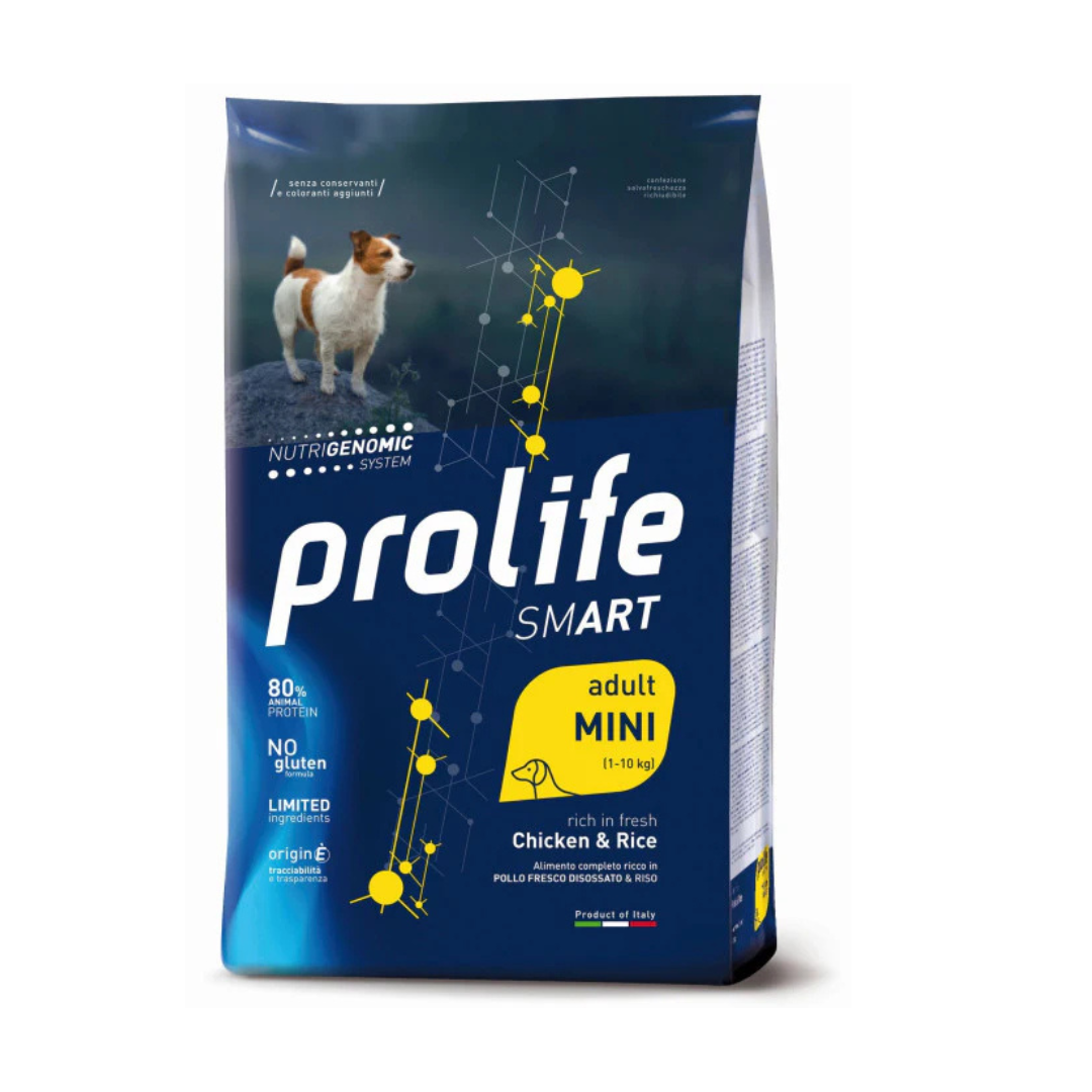 Prolife - Per Cani Smart AD Pollo & Riso Mini  2 Kg