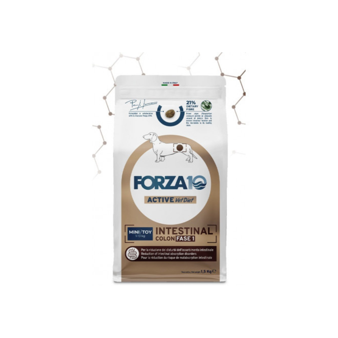 Forza 10 - Per Cani Active Intestinal Colon Fase 1 Mini/Toy 1,5 Kg