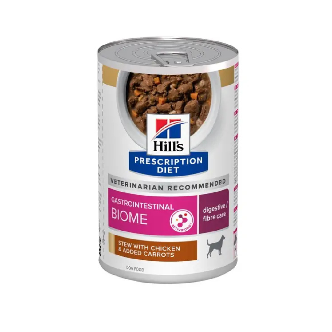 Hill's Pet - Prescription Diet Per Cani Gastrointestinal Biome Pollo & Stufato di Verdure 354 Gr