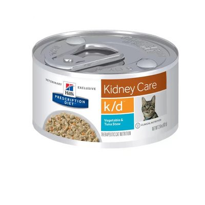 Hill's Pet - Prescription Diet Per Gatti  k/d Tonno & Stufato Di Verdure 82 Gr CS