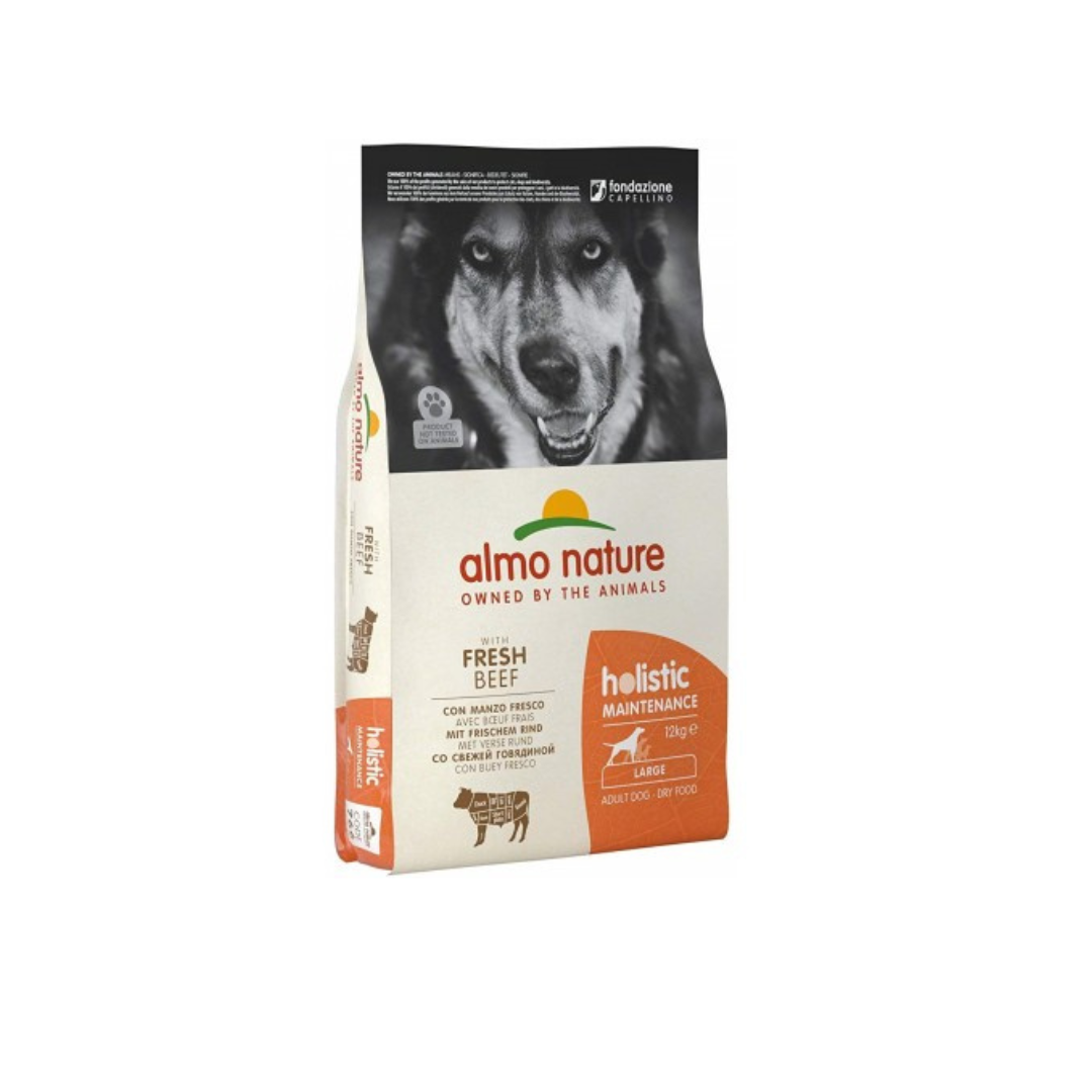 Almo Nature - HOLISTIC 12 Kg Large Adult con Manzo e Riso Per Cani