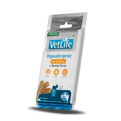 Farmina - Vet Life Per Cani  Treats Hypoallergenic Pesce Mini 60 Gr