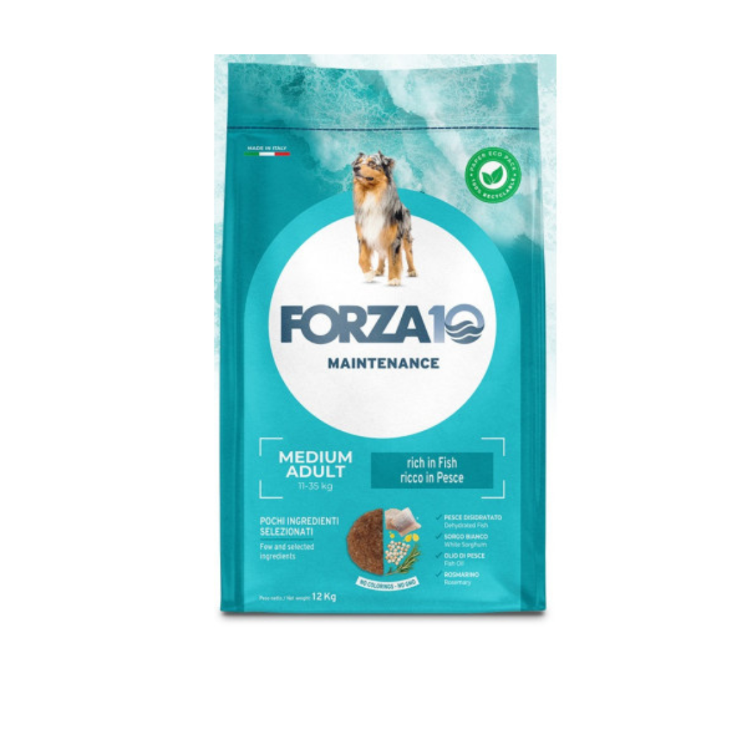 Forza 10 - Mant Per Cani  Med Adult Pesce 12 Kg