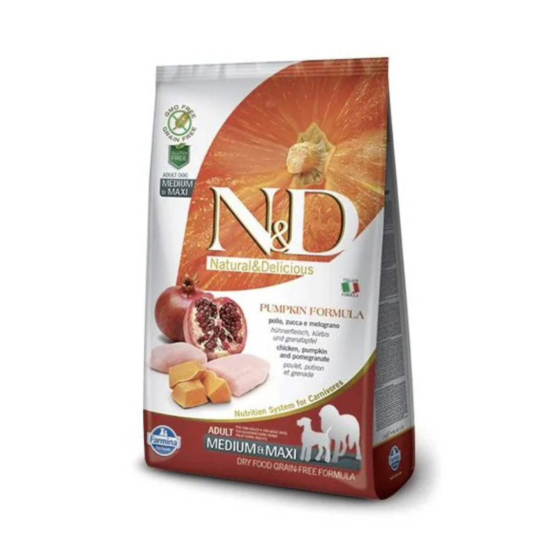 Farmina - N&D Pumpkin Per Cani Pollo & Melograno Adult Mini 2,5 Kg