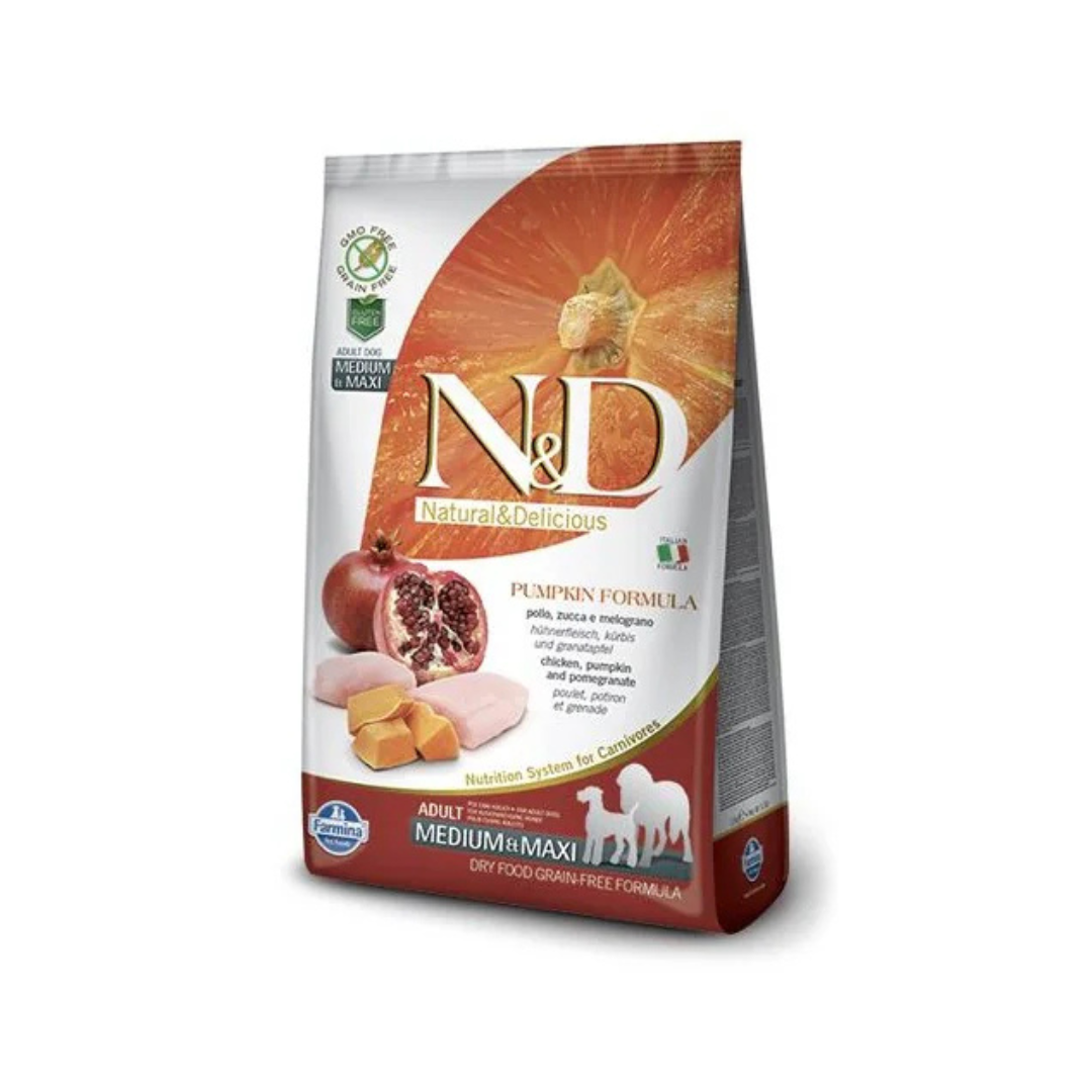 Farmina - N&D Pumpkin Per Cani Pollo & Melograno Adult Mini 7 Kg