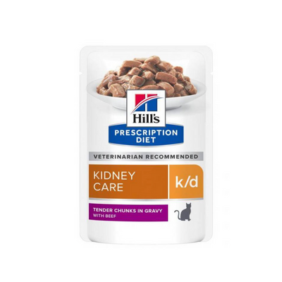 Hill's Pet - Prescription Diet Per Gatti  k/d w/Beef 85 Gr