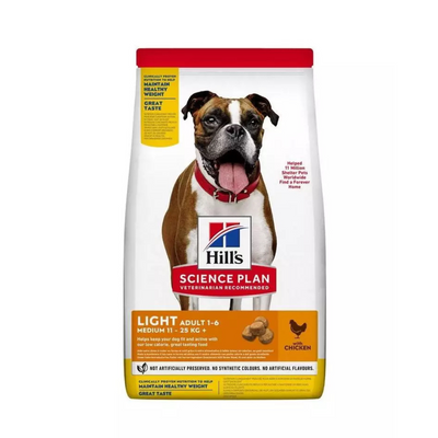 Hill's Pet - Science Plan Per Cani Adult Light Medium Pollo 12 Kg BG