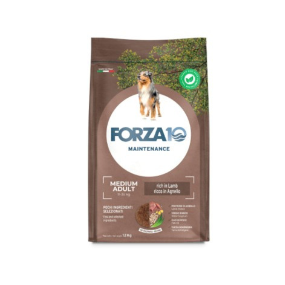 Forza 10 - Mant Per Cani  Med Adult Agnel 12 Kg