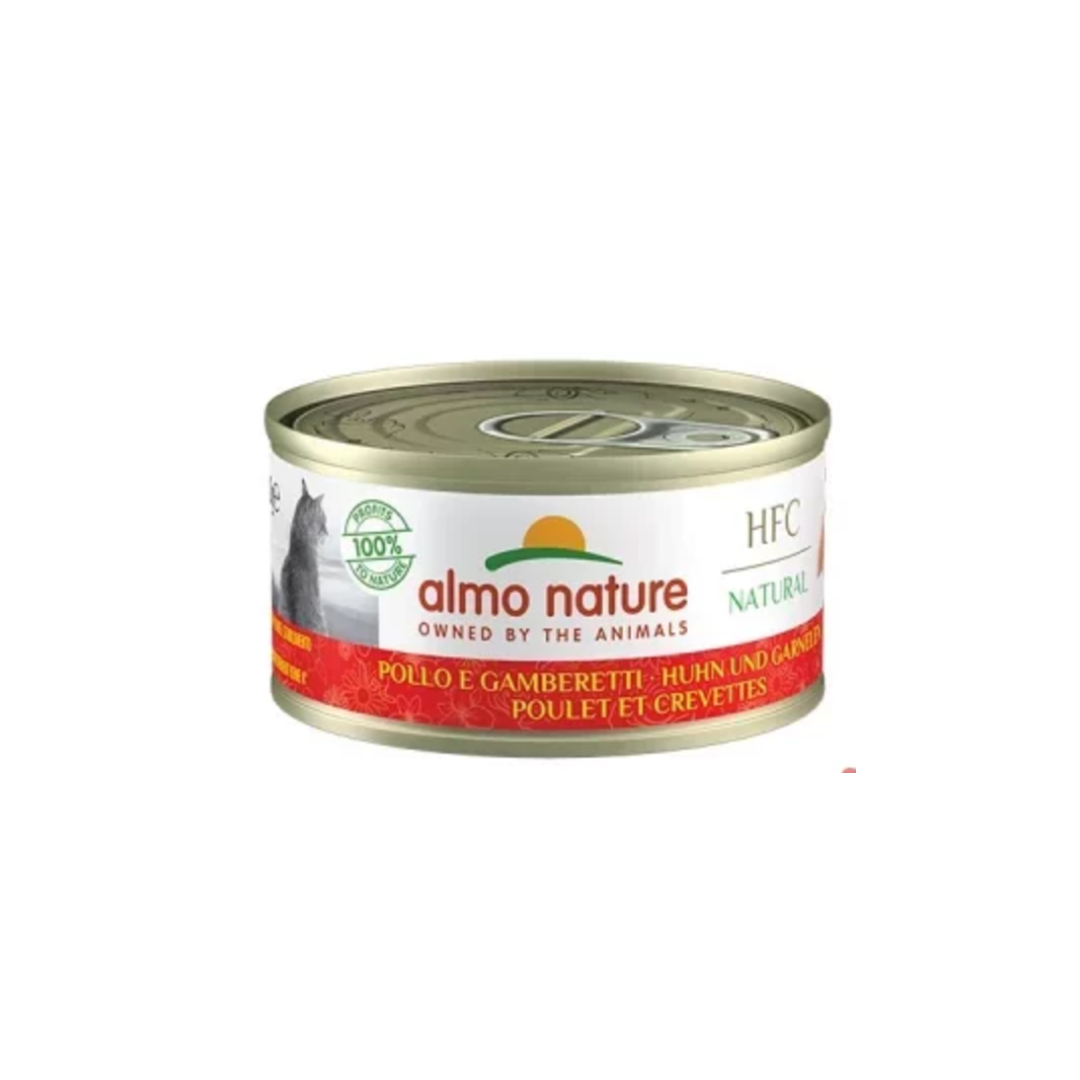 Almo Nature - Legend Per Gatti - Coscia di Pollo e Gamberetti Mega Pack 6 x 70 Gr